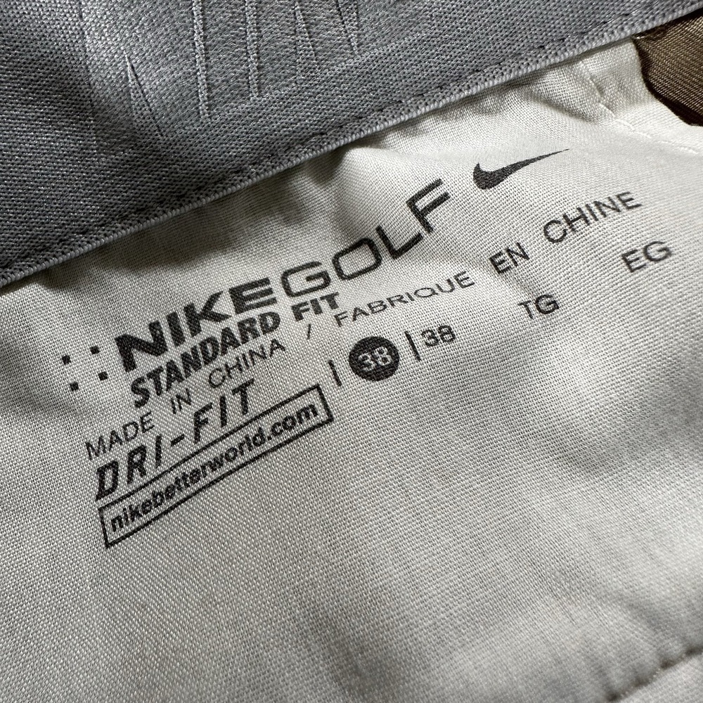 Nike Golf Performance Shorts Mens Size 38 Dri Fit Straight Fit Stretch - Picture 3 of 9